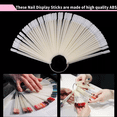 thumbnail image 4 of "150 Pzs Muestrario De Uñas Acrilicas Con Argolla Abanico ", 4 of 5