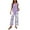 Purple, variant on Fashion Fall Saving Outfits Set for Women Women's Sweatsuits Women'S Spring Summer Square Collar Sleeveless Tank Pants Casual Suit my items ordered by me recently