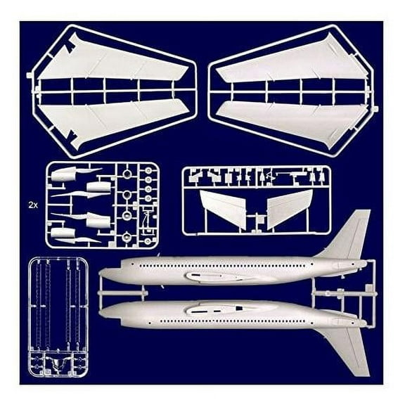 Roden Boeing 720 Starship One Airplane Model Kit Multi-Colored