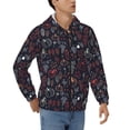 thumbnail image 4 of Zip Up Hoodies for Men - Thanksgiving Seamless Pattern Long Sleeve Comfrt Men'S Fashion Hoodies & Sweatshirts, Jackets for Men Hoodies Pullover Clothing Clothes with Pouch, 4 of 5