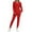 Red, variant on THDHVS Sweatsuits Women 2 Piece Outfit,Lounge Sets for Women,Workout Sets for Women High Waist Fll Length Leggings and Racerback Tank Top Set Wicking Outfits for Women 2 Piece Sets for Gym Black S