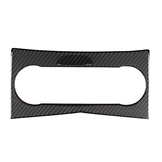 Decoración del panel de aire acondicionado - Ajuste de la cubierta del panel de aire acondicionado de fibra de carbono del coche