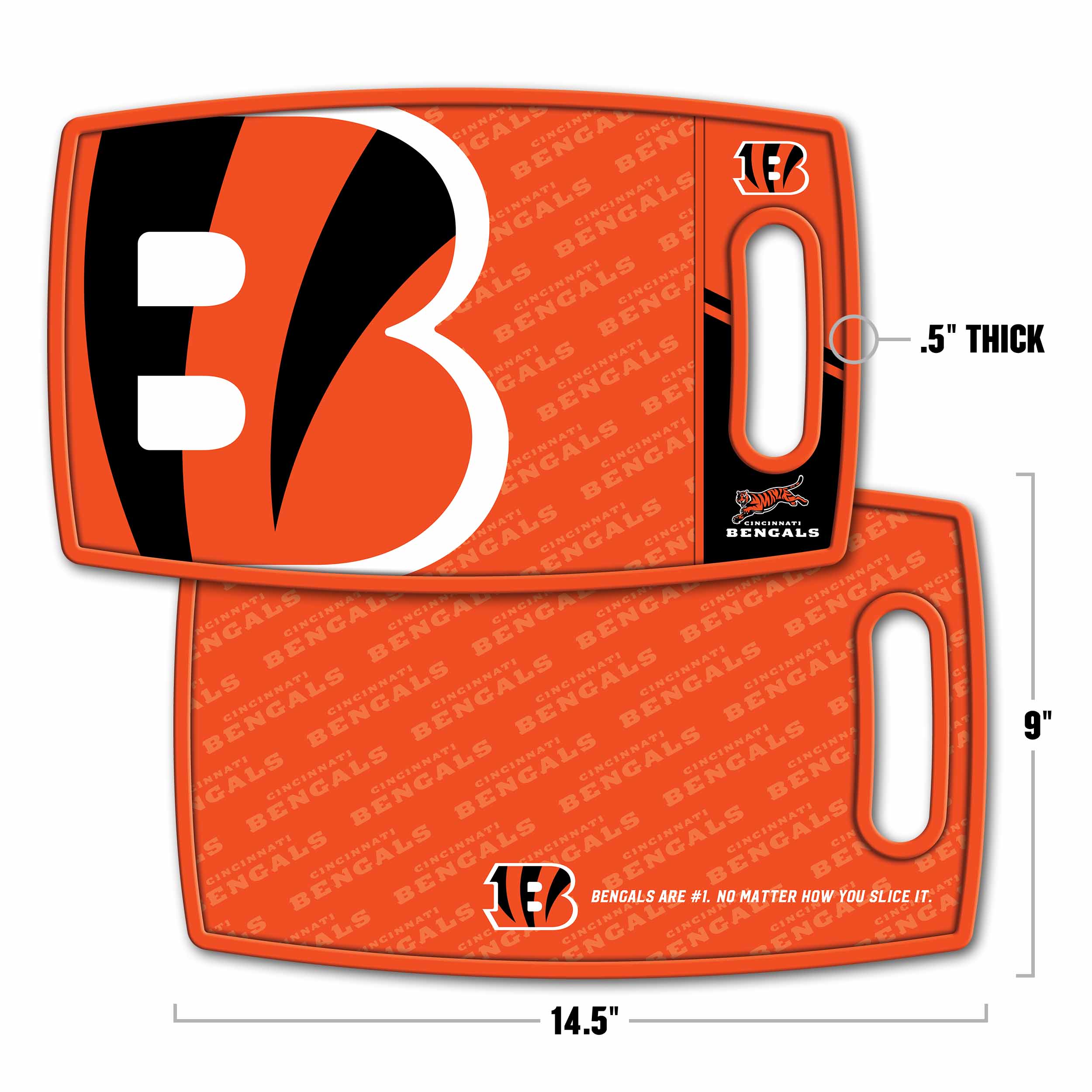 YouTheFan NFL Cincinnati Bengals Logo Series Cutting Board