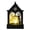 Ghost, variant on romoty Halloween Gothic Pavilion LED Window Lantern Castle Variant, Light-Up Retro Silhouette Holiday Accent Lamp for Bedroom Dining Table Party Decor