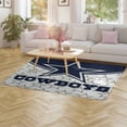 thumbnail image 3 of Football Cowboys Soft Comfy Area Rugs Carpet Suitable Flannel for Living Room Kitchen Bedroom Laundry Room Home Decorations, 3 of 7