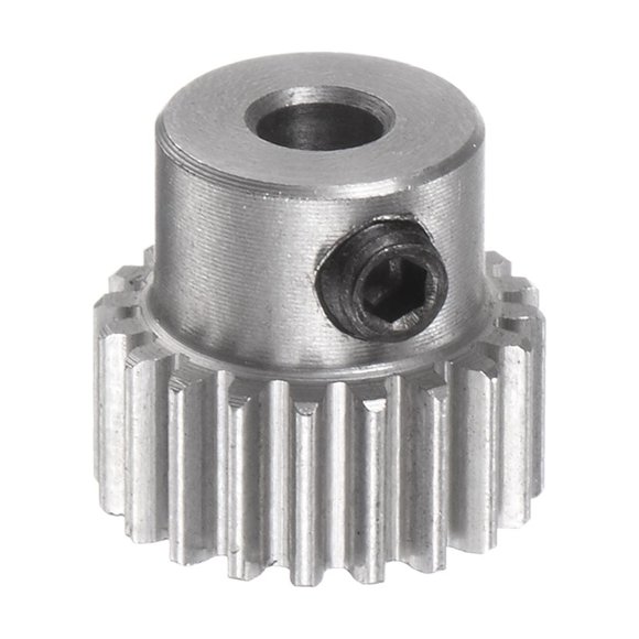 Unique Bargains Pinion Gear 3mm Aperture 20T 0.5 Module Stainless Steel Motor Gear