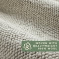 thumbnail image 6 of TOWN & COUNTRY TERRA Olea Bubble Texture Handcrafted 100% Wool Area Rug, Beige, 5'x7’, 6 of 9
