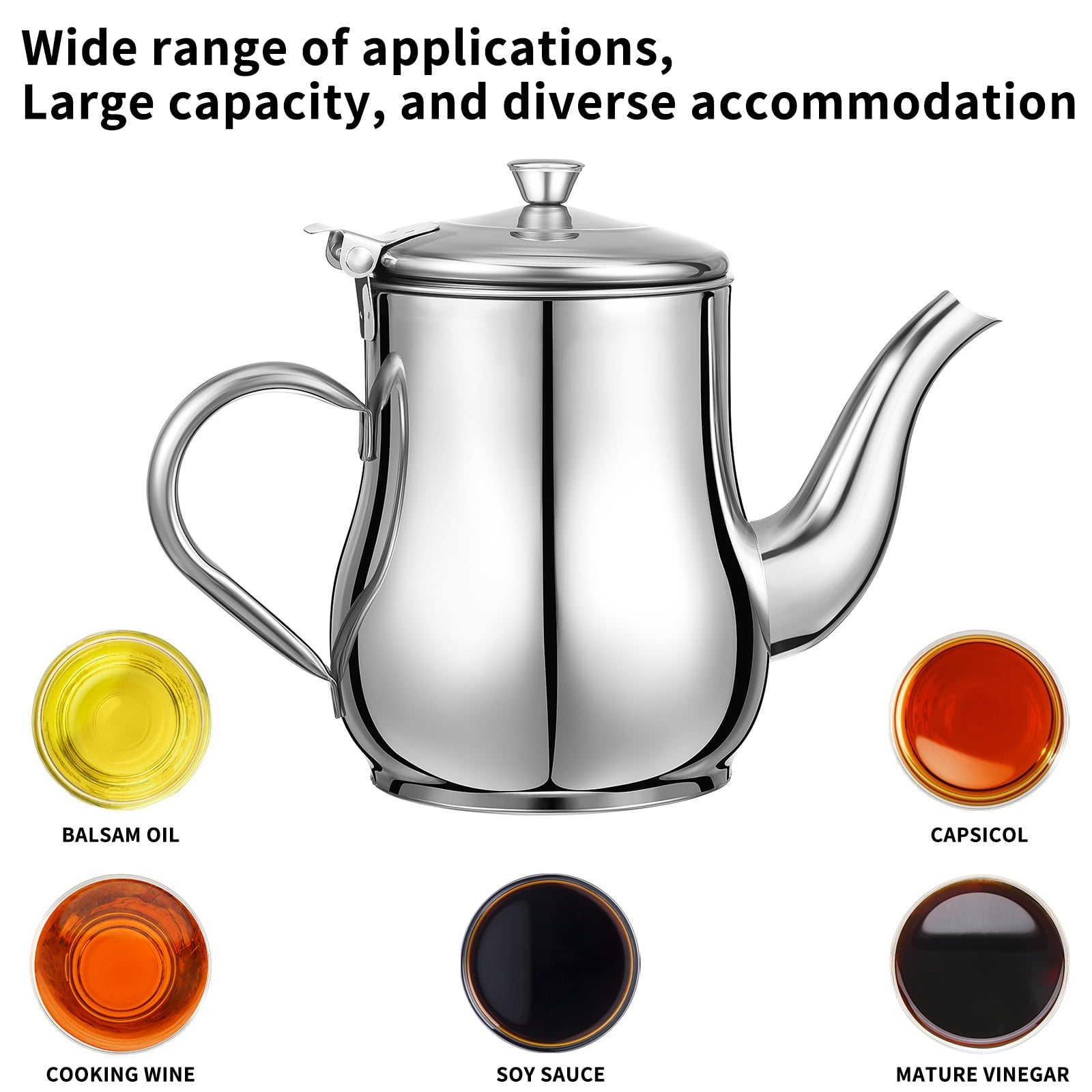 Oil strainer Stainless Steel Oil Strainer Pot Bacon Grease Container