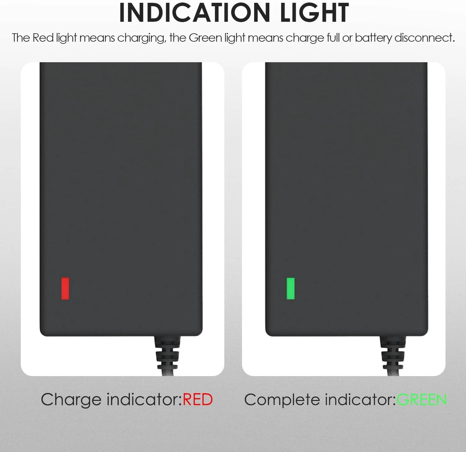54.6V 2A Fast Battery Charger with 6 Plugs for 13S 48V Lithium Battery