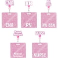 thumbnail image 7 of PatungKu Nurse Badge Buddy Badge Holder Glittering Badge Reels Nurse Badge Cards, 7 of 7