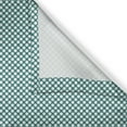thumbnail image 6 of Ambesonne Teal Valance & Curtain, European Style Dotted, 55"x24", Teal White, 6 of 6