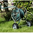 thumbnail image 3 of Backyard Expressions Commercial Two Wheel Hose Reel Cart - Heavy Duty - 350 Ft Hose Capacity, 3 of 6