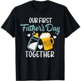thumbnail image 1 of Camiseta para Bebé 2024 - Divertida para Papá e Hijo: Nuestro Primer Día del Padre Juntos, 1 of 7