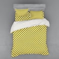 thumbnail image 2 of Floral Duvet Cover Set, Doodle Sunflowers Nursery Harvest Playroom Simplistic Gardening, Bedding Set with Shams and Fitted Sheet, 3 Sizes, by Ambesonne, 2 of 3