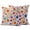 Purple Yellow, variant on 2 Pack Outdoor Waterproof Throw Pillow Covers,Watercolor Colorful Flower Decorative Square Pillow Case Patio Pillowcases for Chair Couch Sofa 16x16in