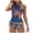 Blue, variant on Tankini Bathing Suits for Women American Flag Suit Red White and Blue Swimsuit 4Th of July 2 Piece Bikini Top (Hot Pink, XL)