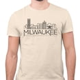 thumbnail image 2 of Skyline Milwaukee Wisconsin Shirt Unisex Medium Natural, 2 of 5