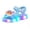 02Multicolour, variant on Win s Way Kids' Boys Girls LED Clogs Cute Garden Shoes