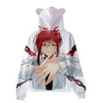 thumbnail image 3 of Chainsaw Man Autumn Cat Ears Hoodies Boys/Girls Cute Hooded Sweatshirts Pullover 3D Print Comic Hooded, 3 of 4