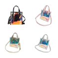 thumbnail image 2 of Bolsos de cadena con hebilla para mujer atractivos, bolso de teléfono para niñas, bolsos de mensajero de hombro cruzado de PVC transparente para mujer Vogacara BB6716-01, 2 of 7