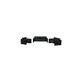 thumbnail image 5 of Meridian Furniture Sloan Black Velvet Fabric Loveseat, 5 of 17