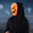 thumbnail image 3 of XGFHYJEH Halloween Pumpkin Mask Decorations Indoor Outdoor, Halloween Decoration Ornament, Halloween Cosplay Scary Props Decor for Home Party, 3 of 7