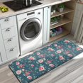 thumbnail image 3 of Pioneer Flower Floral Print Pattern Kitchen Rug Mat,Kitchen Runner Rugs Non Skid Washable,Decorative Kitchen Floor Mats for Kitchen,Sink,Laundry,17"x47.2", 3 of 7
