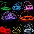 thumbnail image 2 of EL Wire Kit Portable Neon Lights for Parties Blacklight RunRope Tube Waterproof EL Wire LED Strip 3m 5m, 2 of 6