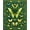 Green, Pattern 4, variant on Flatwoven High Traffic Area Rug, Artful Butterfly Botanical Arrangement, Non Slip, Stain Resistant, Washable Area Rugs for Living Room, Bedroom(Green, 4X6)