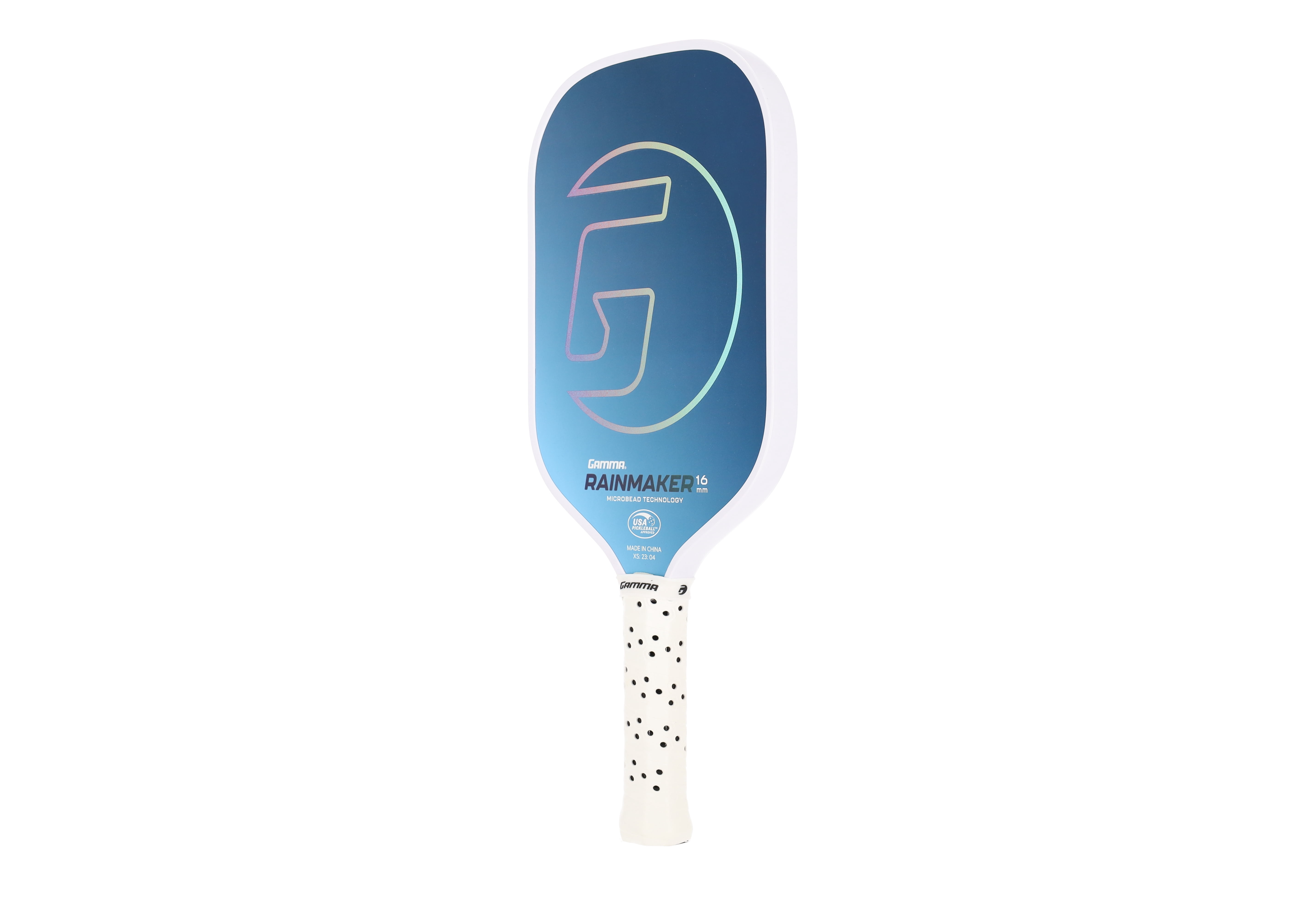 GAMMA Rainmaker 16 Microbead Pickleball Paddle - Blue