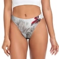 thumbnail image 1 of Balery Christmas Snowman With Hat Tangas de Algodón para Mujer con Estampado – Ropa Interior Sexy, Transpirable, G-string-XX-Large, 1 of 1