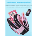 thumbnail image 3 of Mochila De Cuero Impermeable Gatito Con Lapicera  Negro moño rosa, 3 of 5