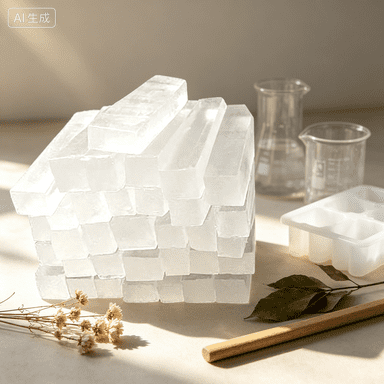 Natural Plant‑Derived Glycerin Soap Base Bar, Transparent DIY Soap Making Ingredient for Skin‑Friendly Handcrafted Soap