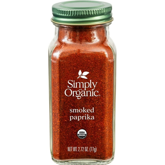 Simply Organic Ground Smoked Paprika, Organic, 2.72 oz Bottle