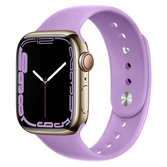 BRADCET Silicone Band for Apple Watch Bands 45mm 44mm 40mm 38mm 49mm 41mm 42mm Women Men, Adjustable Elastic Sport Bands Wristbands for iWatch Series Ultra 8 7 SE 6 5 4 3 2 1 Nike Accessories