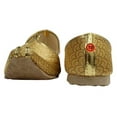thumbnail image 4 of Men Wedding Sherwani Shoes Handmade Punjabi Jutti For Men Designer Flat Mojaris, 4 of 5