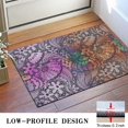 thumbnail image 3 of Multicolor Paisley and Floral Pattern Door Rugs,Washable Non Slip Door Mats Indoor,Decorative Door Mats,Entry Mat Indoor for Entrance,Bedroom,Kitchen,Bathroom,16"x24", 3 of 6