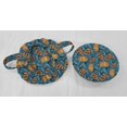 thumbnail image 2 of Halloween Casserole Baking Pan or Pie Plate Cozy and Carrier by Penny's Needful Things (Pie Plate/Small Casserole Carrier) (Jack-O-Lanterns), 2 of 2
