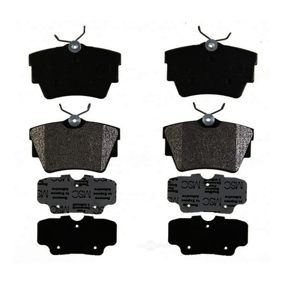 Raybestos PGD808M Professional Grade Semi-Metallic Disc Brake Pad Set Fits select: 1999-2003 VOLKSWAGEN EUROVAN