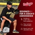 thumbnail image 3 of Coaches Ball Buddy Baseball Coach Bag - Heavy Duty Baseball Equipment Bag for Coaches with Built-in Cooler - Holds 6 Gallon Bucket of Balls and Coaching Equipment, 3 of 6