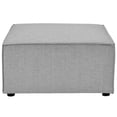 thumbnail image 2 of Modway Saybrook Ottomane de Sofa de Patio Extérieur Rembourrée en Tissu, Gris, 2 of 4