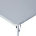 thumbnail image 5 of Homy Casa Gray Folding Table with Steel Frame Portable Durable, 5 of 6
