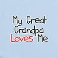 thumbnail image 2 of CafePress - My Great Grandpa Loves Me Baby Onesie - Baby Light Bodysuit, Size Newborn - 24 Months, 2 of 4