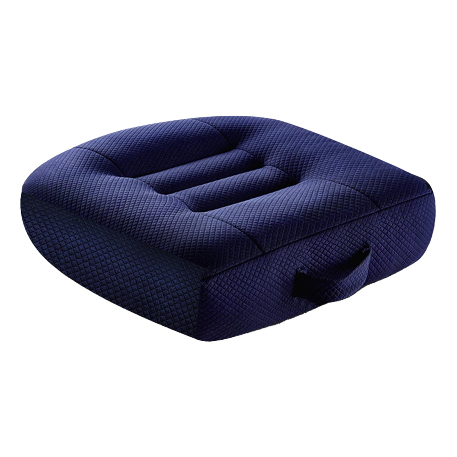 Car Booster Seat Cushion Automotive Seat Cushion Pad Posture Cushion Butt Cushion for Trucks Cars Suvs Office Chair Cushions Medium Blue