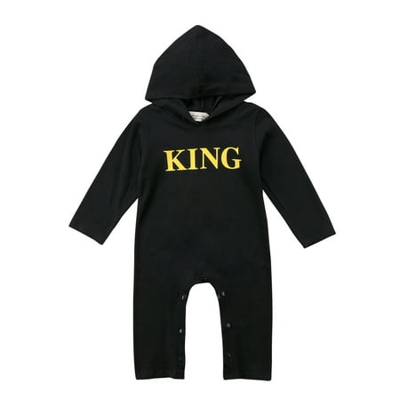 

Newborn Infant Baby Boys Girl Kids King Romper Jumpsuit Bodysuit Clothes Outfits Fashion