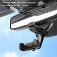 thumbnail image 4 of Espejo retrovisor para teléfono de coche, soporte para teléfono para coche, espejo retrovisor giratorio de 360°, soporte para teléfono de coche para todos los teléfonos inteligentes, soporte para telé, 4 of 9