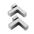 thumbnail image 3 of Soporte de estante de madera/vidrio ajustable macizo para montaje en pared, 2 piezas, cepillado, 3 of 5