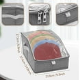 thumbnail image 2 of 2 PCS Stackable Hat Storage for Baseball Caps Holds up to 24 Caps Hat Organizer Flip-Top Access for Closet Sturdy Snapback Boxes for Men with Cardboard, 2 of 11