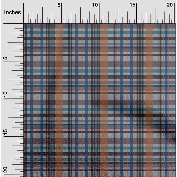 oneOone Cotton Poplin Coin Gray Fabric Madras Check Sewing Fabric By The Yard Printed Diy Clothing Sewing Supplies 42 Inches Wide