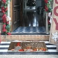 thumbnail image 4 of Hello Winter Door Mat Outdoor Front for Door,Gnome Snowflakes Let it Snow Holiday Welcome Doormat,Christmas Xmas Floor Rug for Porch Entrance Farmhouse Decor 30" x 17", 4 of 6